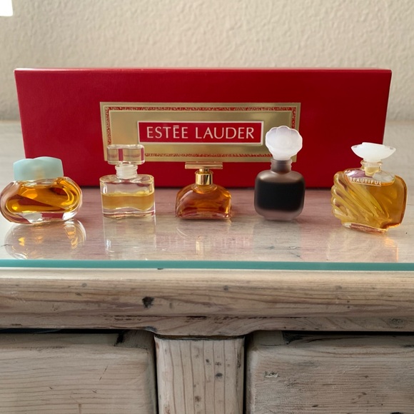 Vintage Estee Lauder Small Wonders Box With Perfume - Picture 1 of 13